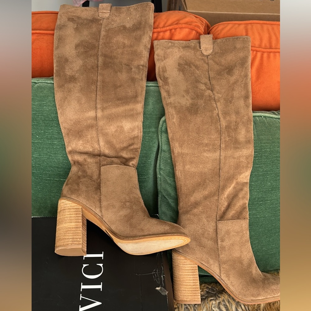 NEW Vici Tan Over the Knee Boots 8.5